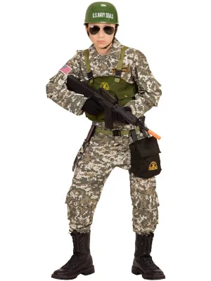 Detský Vojenský Kostým Navy SEALs